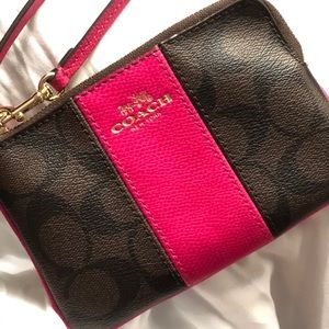 Coach wristlet purse
